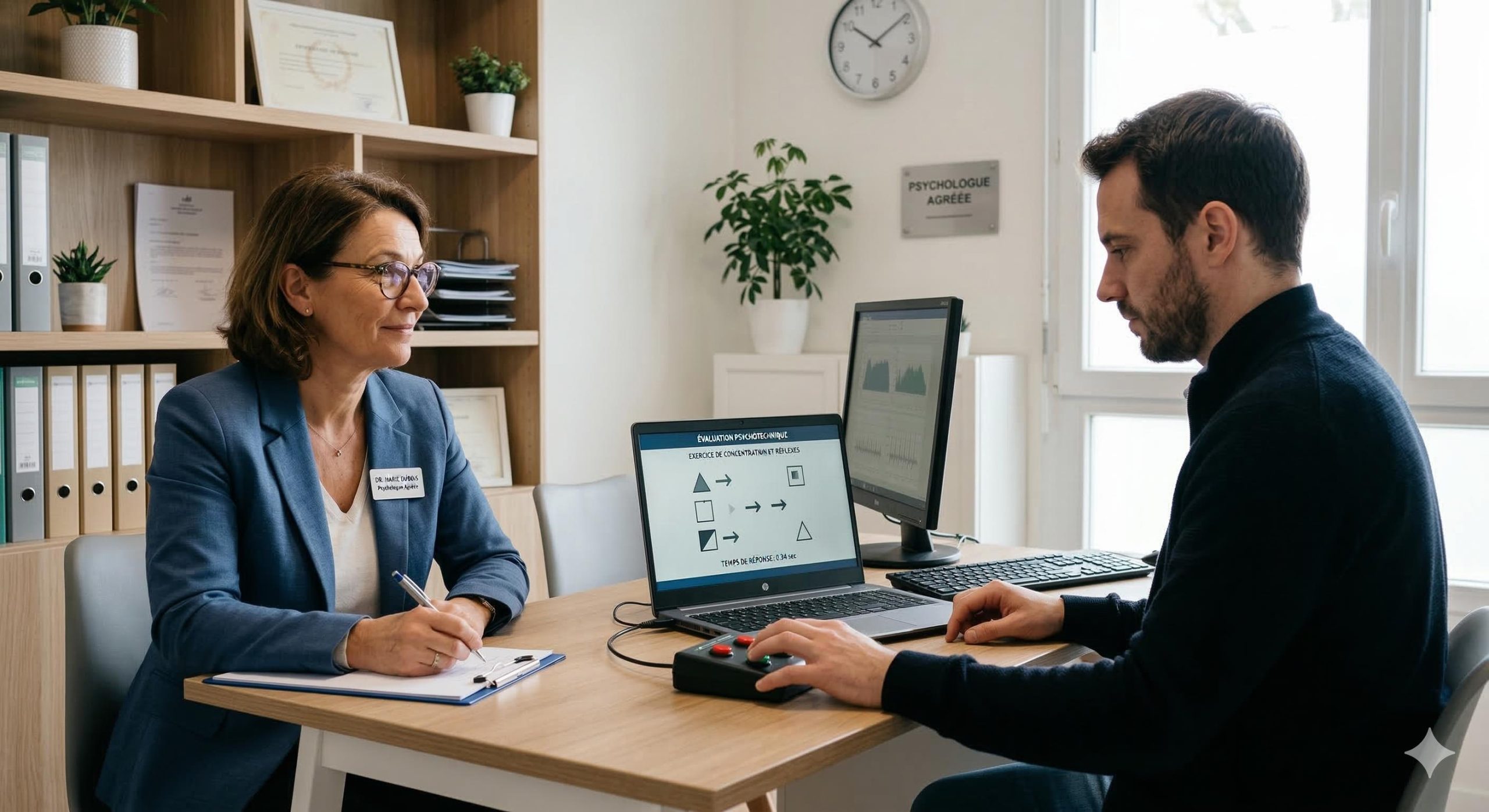Test psychotechnique permis de conduire