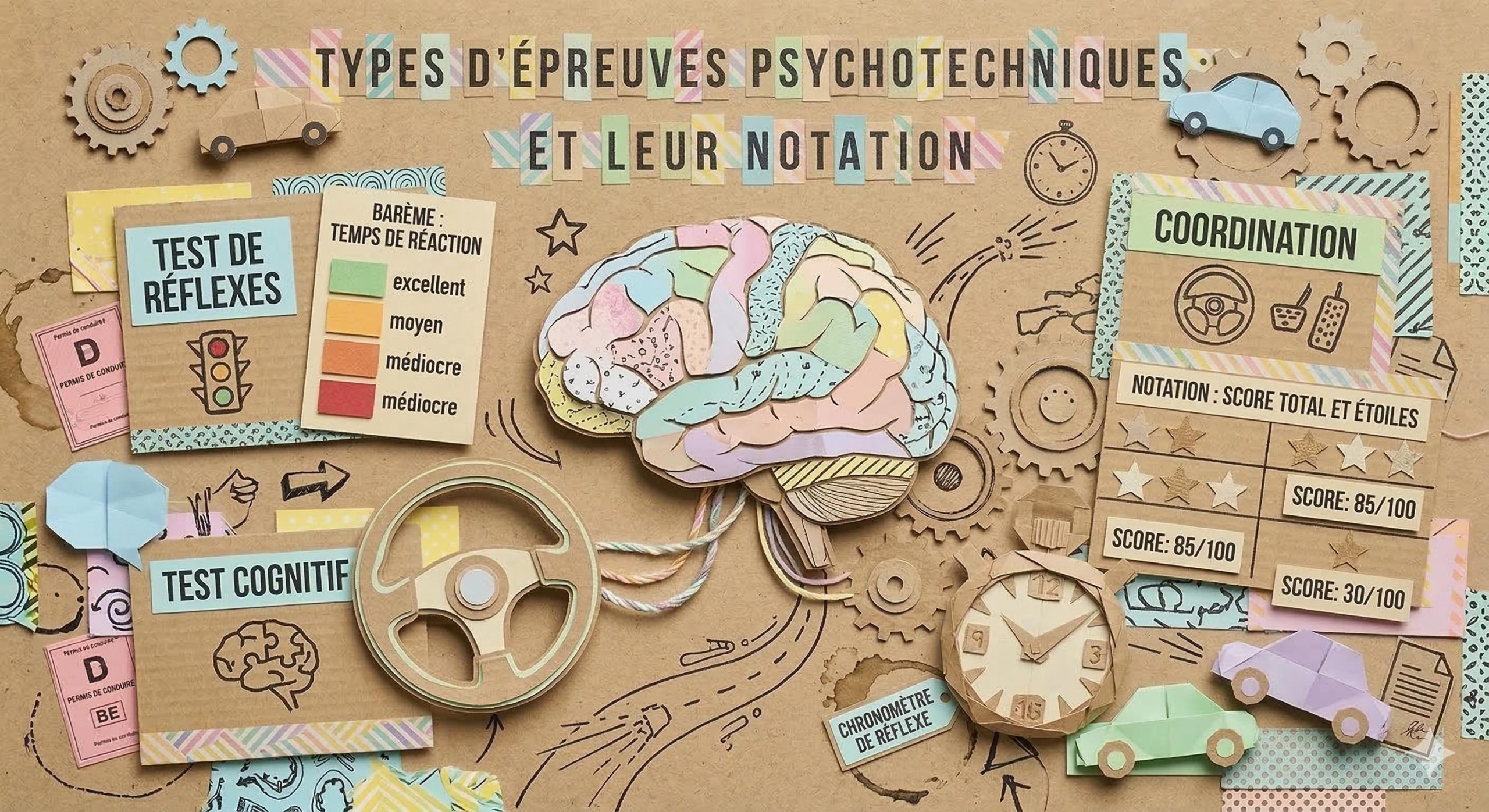 Types épreuves et notation