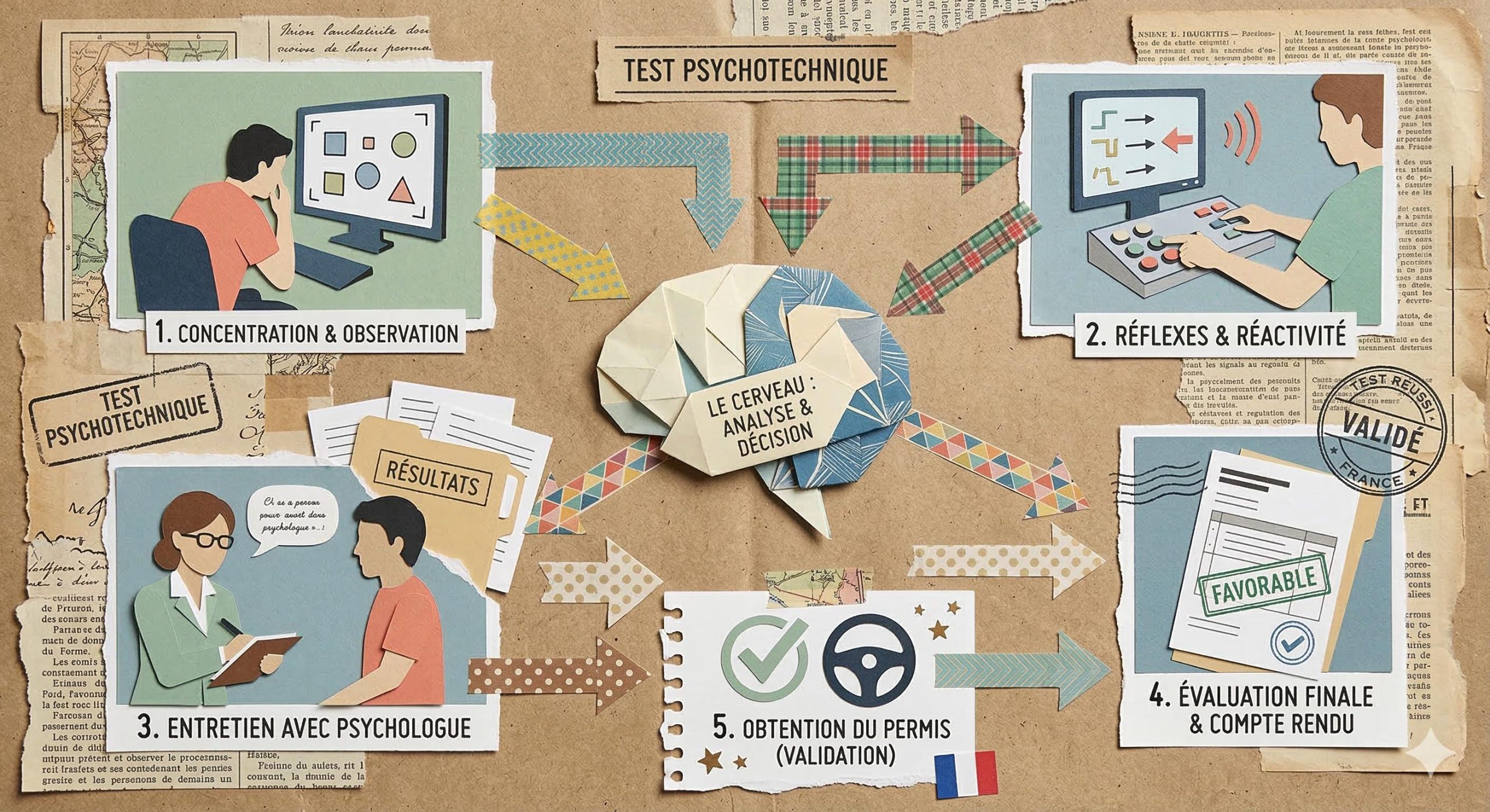 Déroulement test psychotechnique