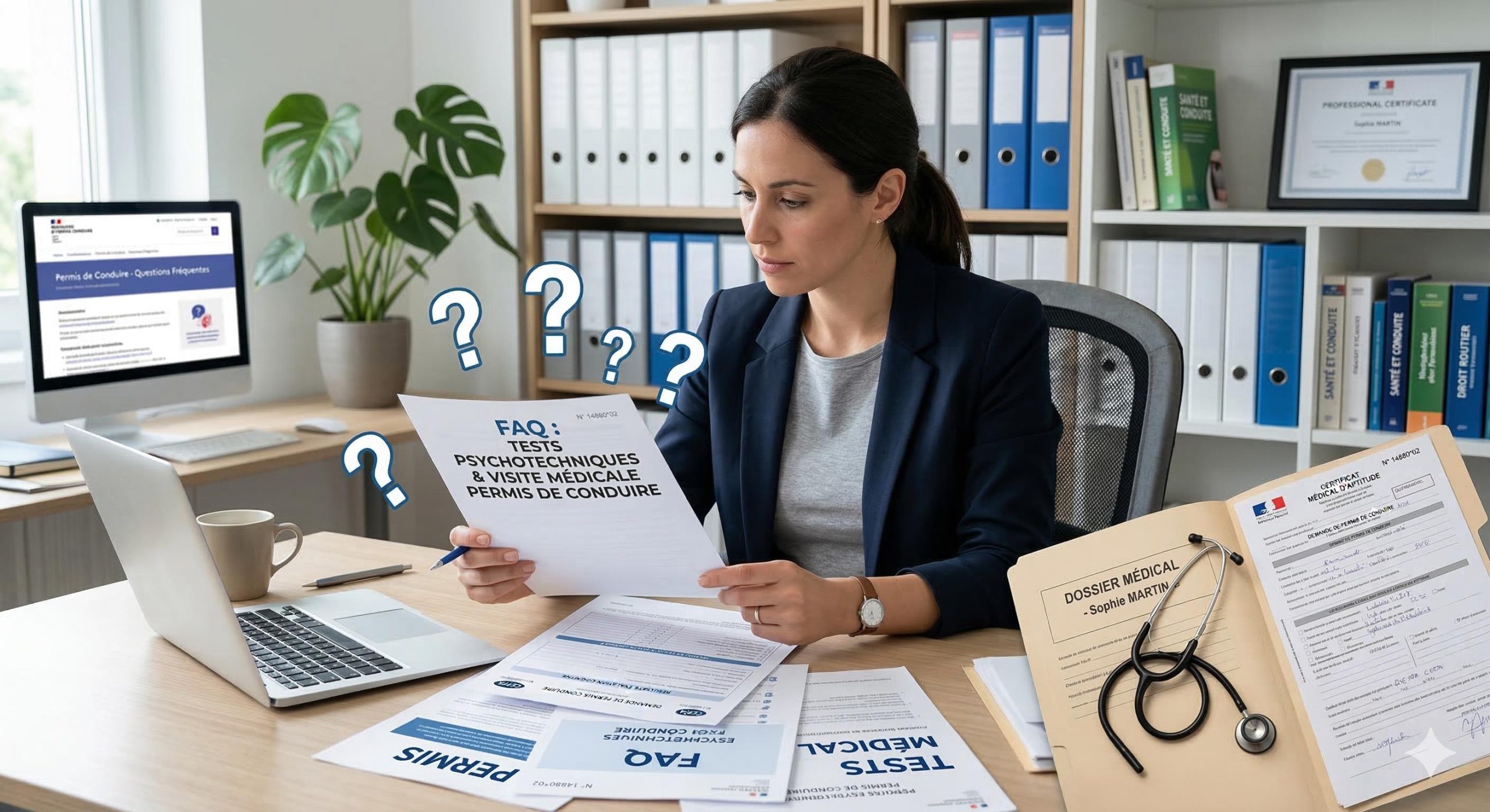 FAQ test psychotechnique visite médicale